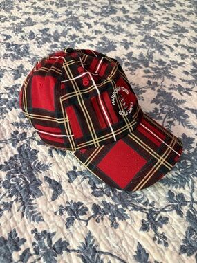 AHEAD “Harbour Town Golf Links” Plaid Red Baseball Cap